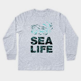 Sea life Kids Long Sleeve T-Shirt